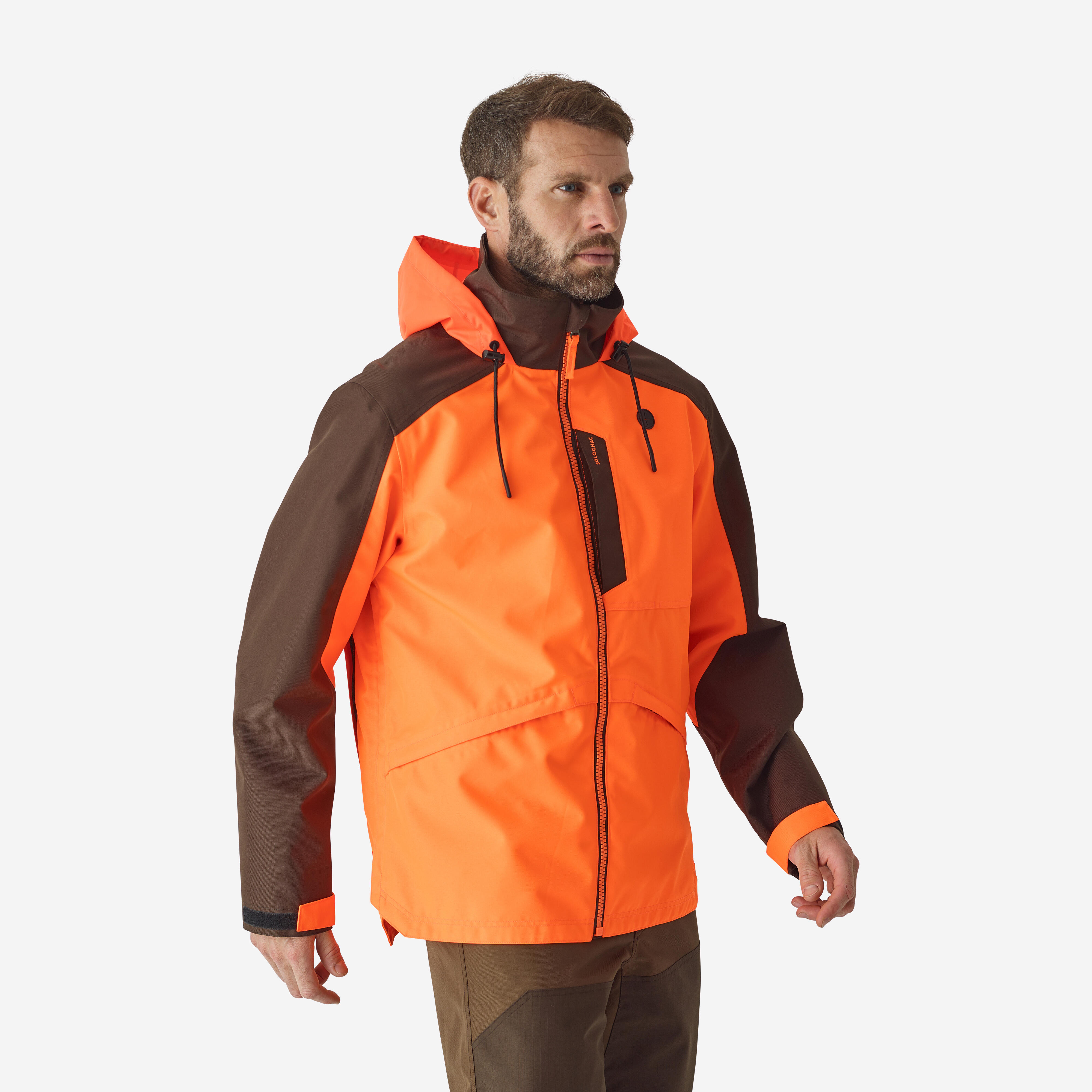 Veste de chasse fluo Decathlon